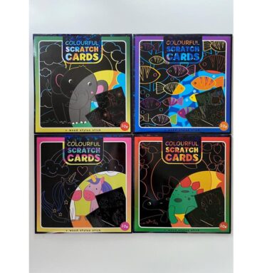 10 Kleurrijke Kraskaarten Met Kraspen