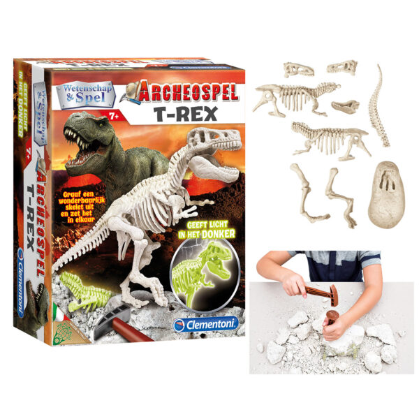 Wetenschap & Spel Archeospel - T-Rex Fluo