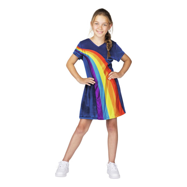 K3 Verkleedjurk - Regenboog Blauw