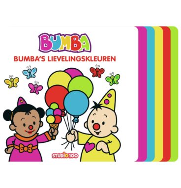 Bumba Kartonboek met trapjes - Bumba's lievelingskleuren