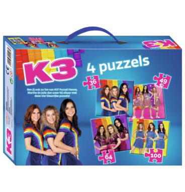 K3 Regenboog Puzzel 4in1