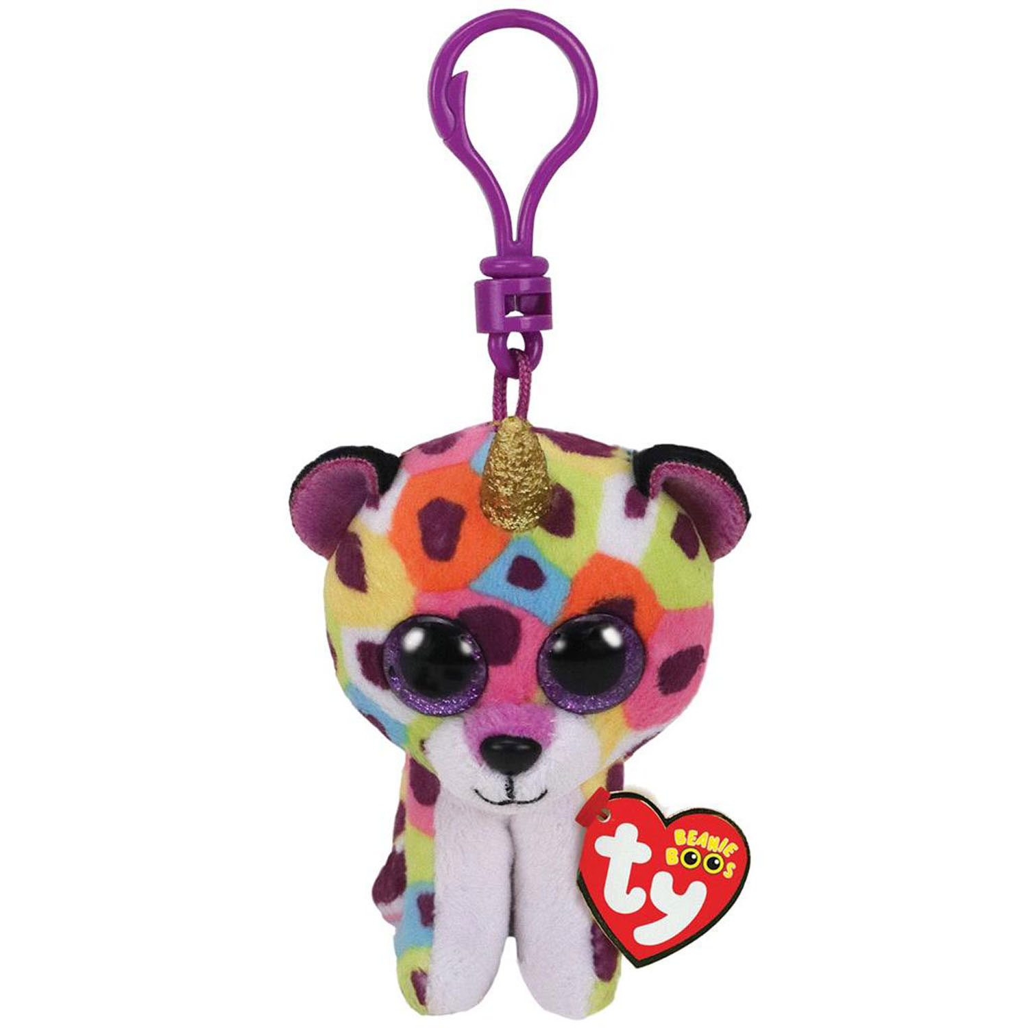 Ty Beanie Boo's Clip Giselle Leopard