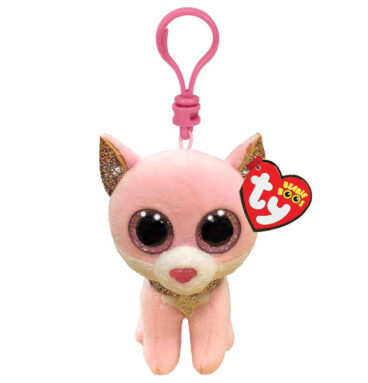 Ty Beanie Boo's Clip Fiona Pink Cat