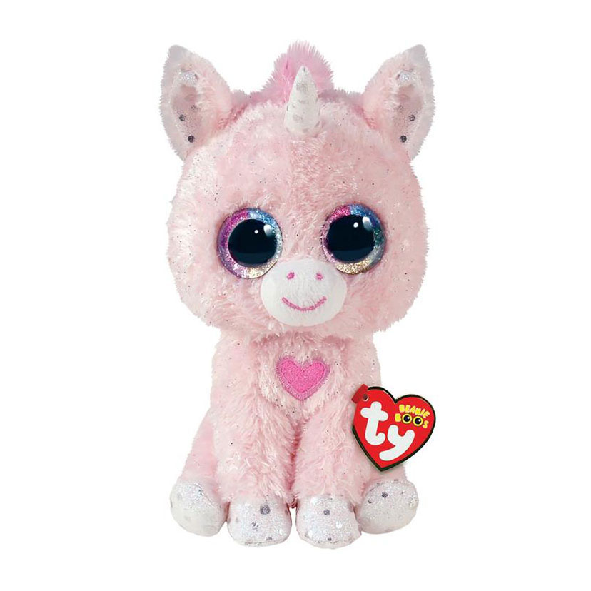 Ty Beanie Boo's Pink Snookie Unicorn