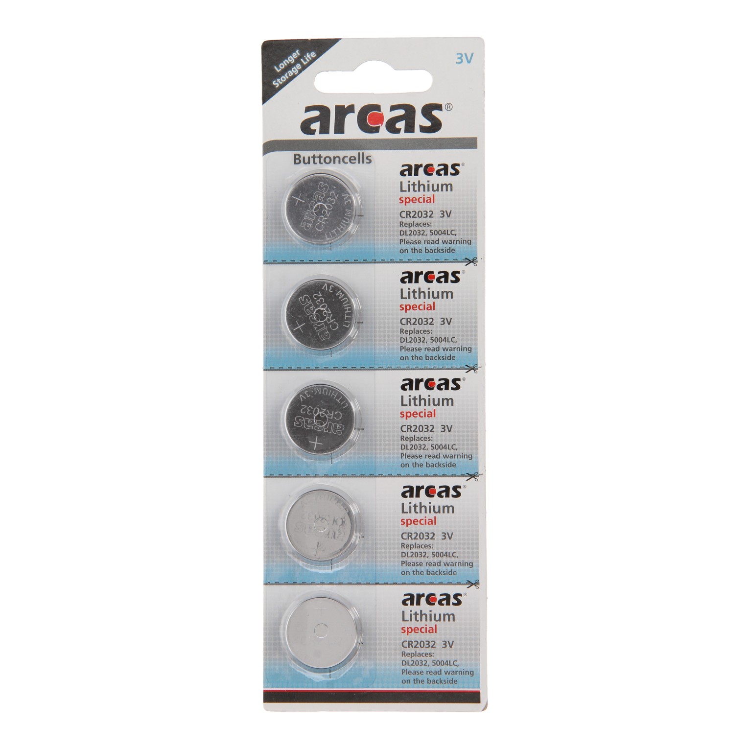ARCAS Batterij Lithium CR2032 3V