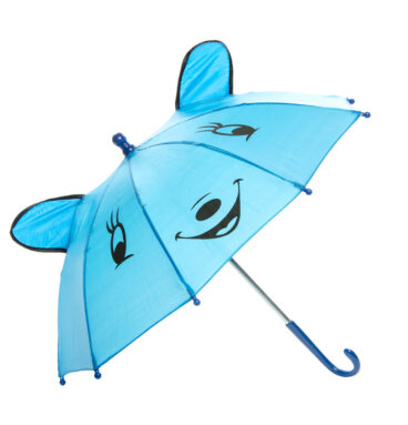 Vrolijke Dieren Paraplu - Blauw