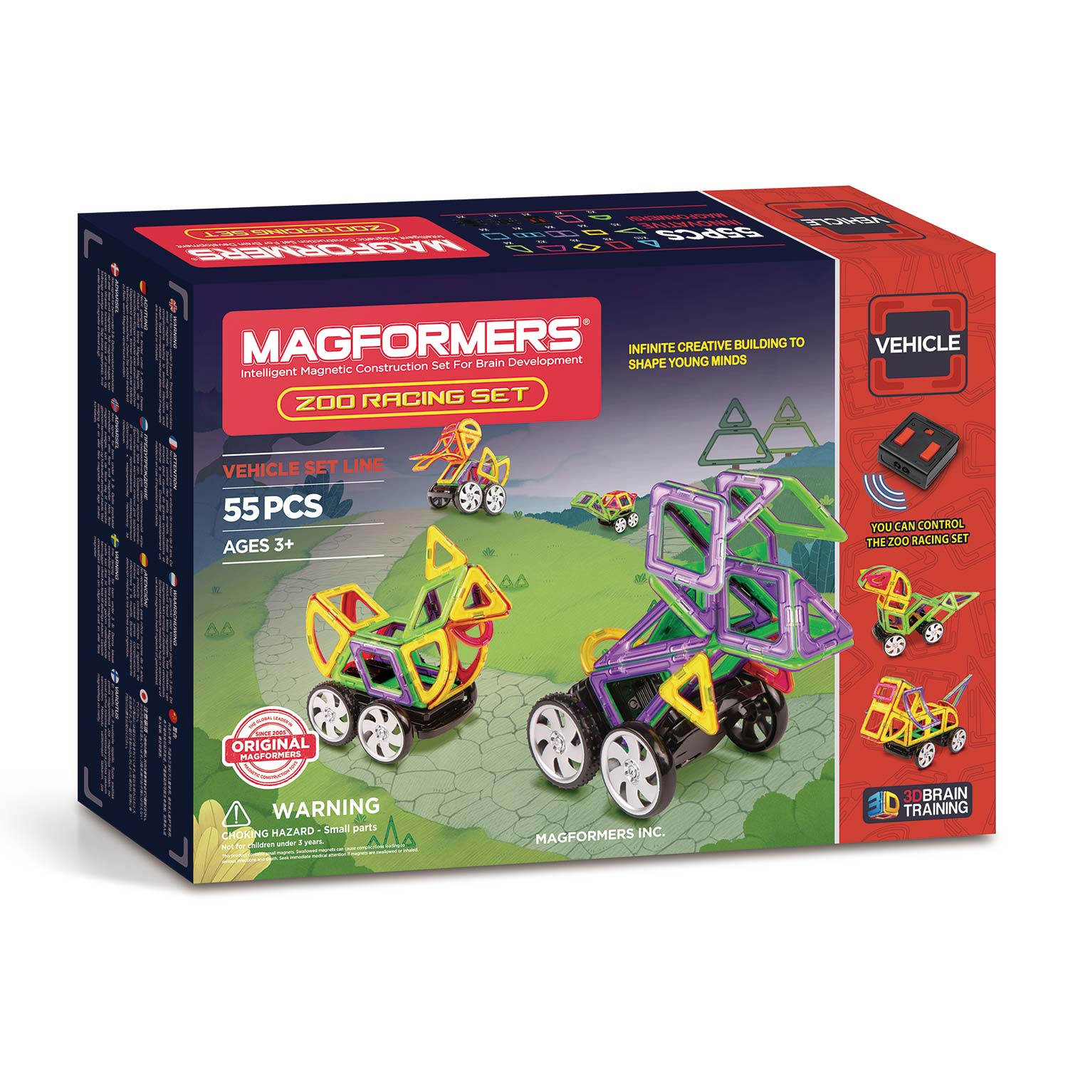 Magformers Zoo Racing Set