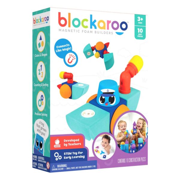 Blockaroo Magnetische Foam Blokken Boot Box