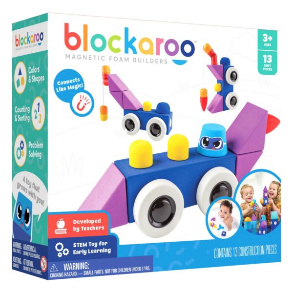 Blockaroo Magnetische Foam Blokken - Voertuigen