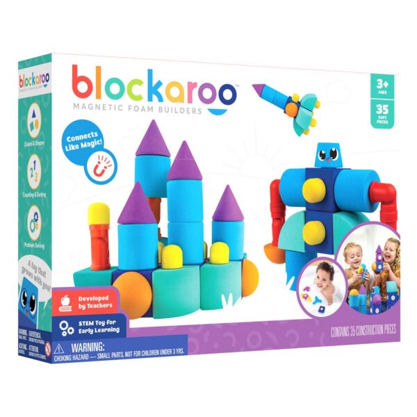 Blockaroo Magnetische Foam Blokken Kasteel Box