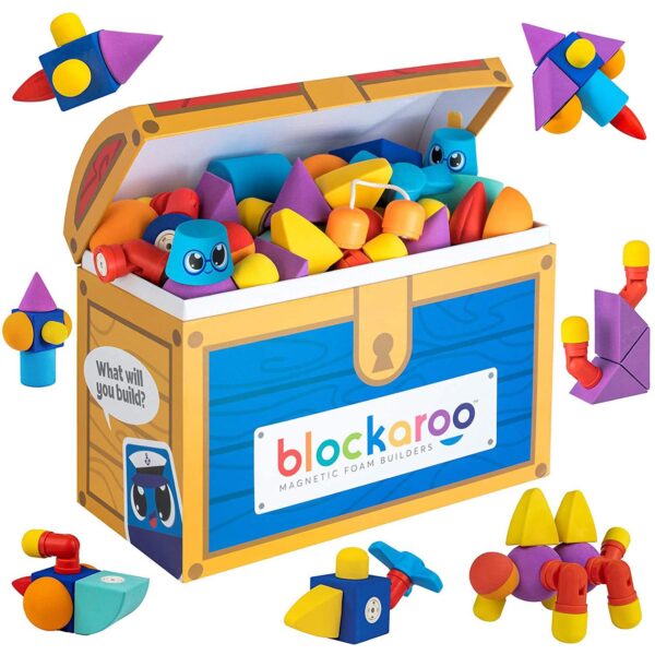 Blockaroo Magnetische Foam Blokken Schatkist Box