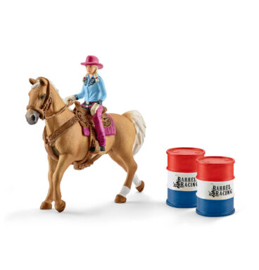 schleich HORSE CLUB Barrel Racing met Cowgirl 41417