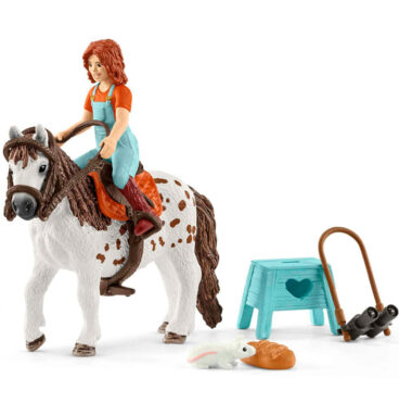 schleich HORSE CLUB Mia en Spotty 42518