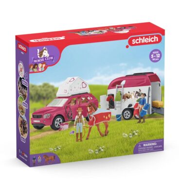 schleich HORSE CLUB Avontuur met Auto en Paardentrailer 4253