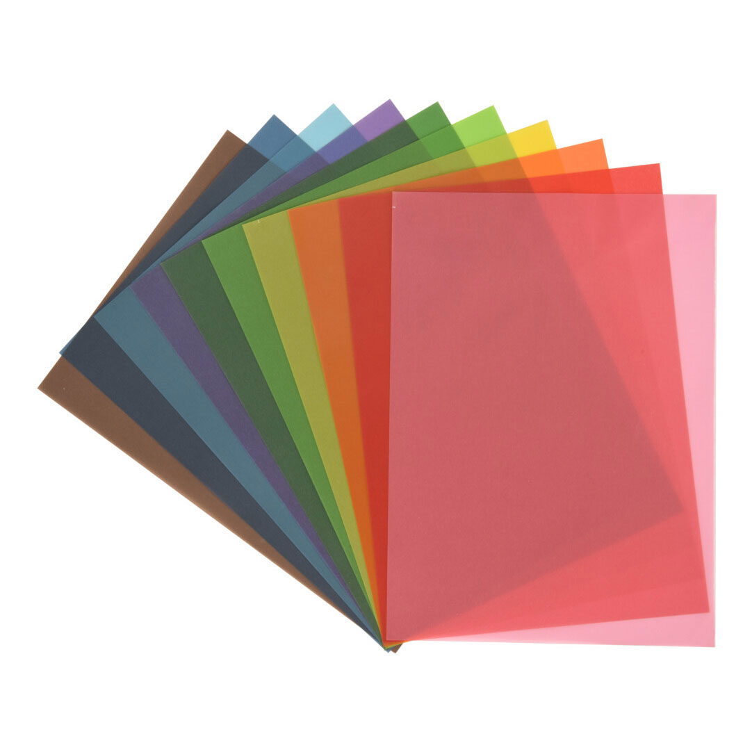 Gekleurd Papier Transparant A4