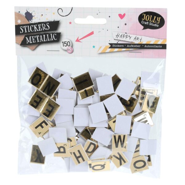 Stickers EVA Metallic Letters