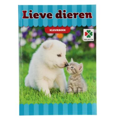 Kleurboek Lieve Dierenvrienden