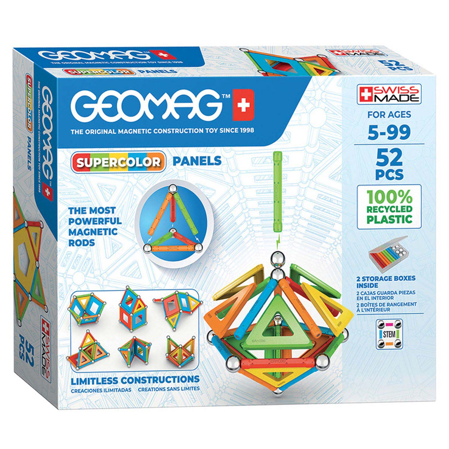 Geomag Super Color Panels Recycled