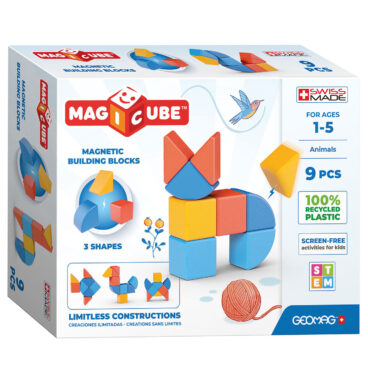 Geomag Magicube 3 Shapes Recycled Animals