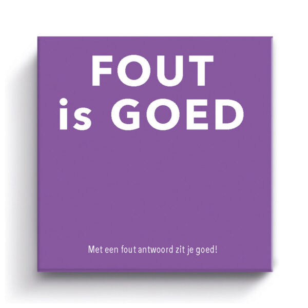 Gift Game: Fout is Goed Kaartspel