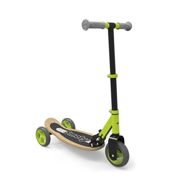 Smoby Houten 3-Wiel Opvouwbare Step