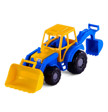 Cavallino Tractor met Voorlader Blauw