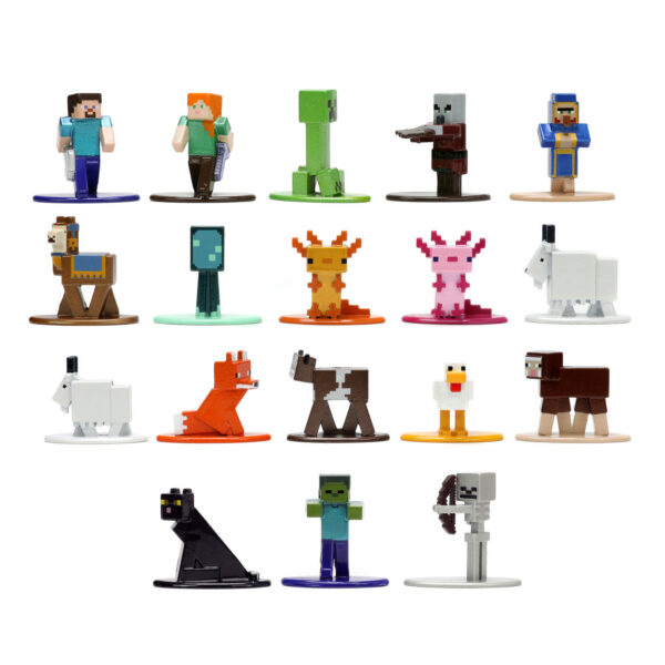 Jada Die-Cast Minecraft Multi Pack Nano Actiefiguren - Wave