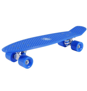 HUDORA Penny Board Skateboard Retro - Blauw