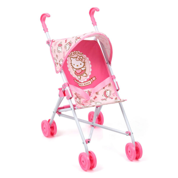 Hello Kitty Poppenbuggy met Zonnescherm