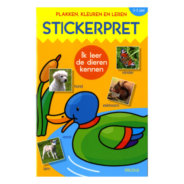 Stickerpret - Ik leer de dieren kennen