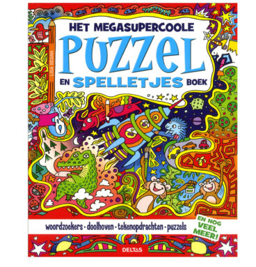 Het Supercoole Puzzel- en Spelletjesboek