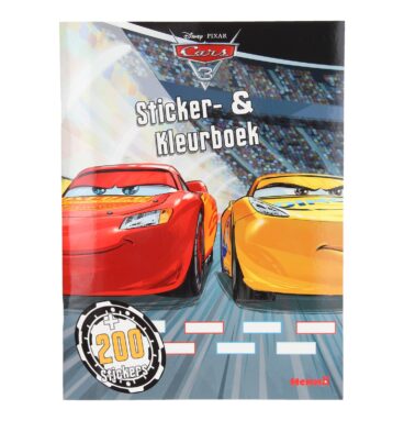 Cars 3 Sticker- en Kleurboek