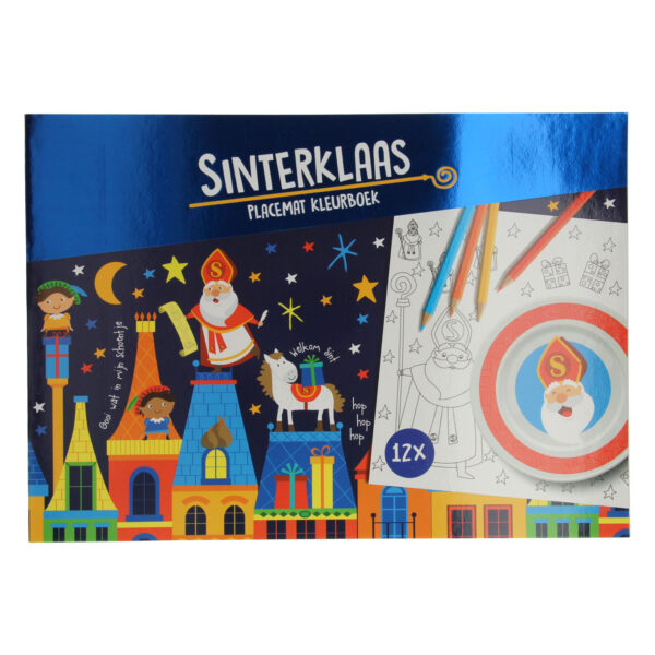 Placemats Kleurboek Sinterklaas