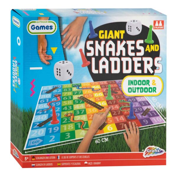 Reuze Snakes & Ladders Spel