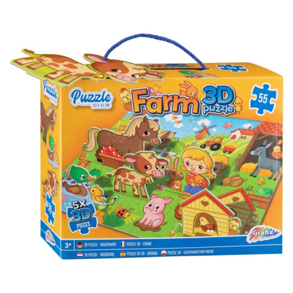 3D Vloerpuzzel Boerderij