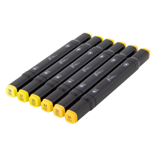 Nassau Dual Tip Markers Geel