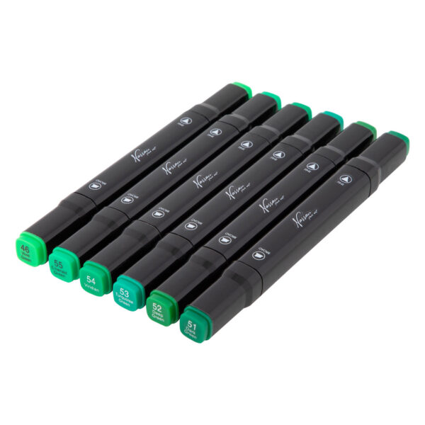 Nassau Dual Tip Markers Groen