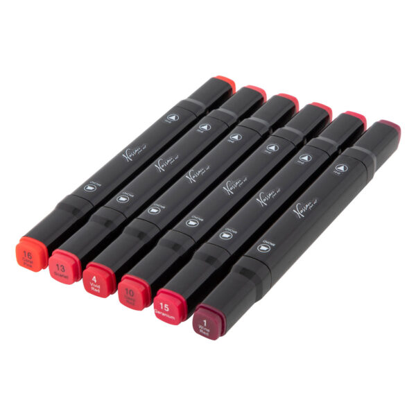 Nassau Dual Tip Markers Rood