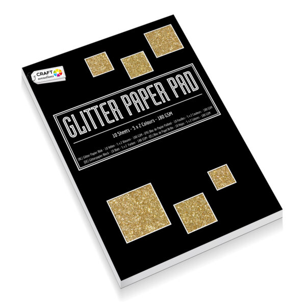 Glitter Papier Blok A4