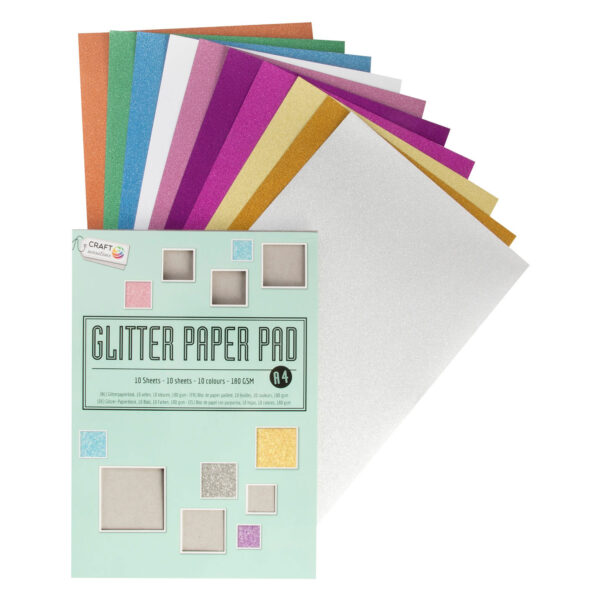 Glitter Papier Blok A4