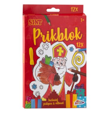 Sinterklaas Prikblok met 12 sheets