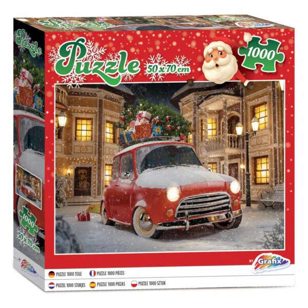 Kerst Puzzel Auto