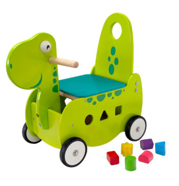 I'm Toy Loop- en Duwwagen Dino