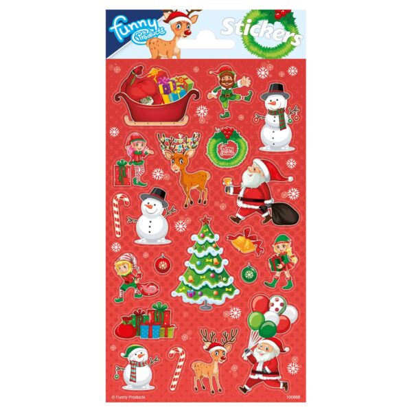 Stickervel Kerst