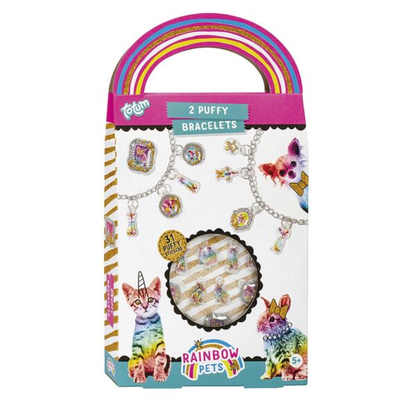 Totum Rainbow Pets - Puffy Charm Bracelets