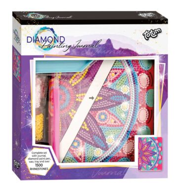 Totum Diamond Painting Dagboek - Flower Mandala Roze