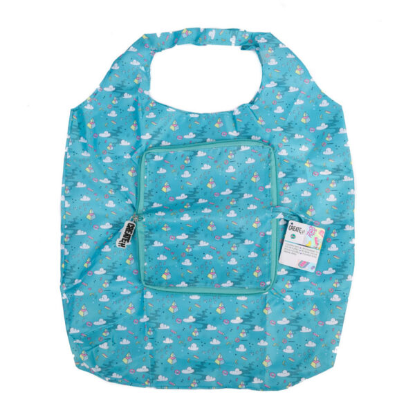 Create It! Opvouwbare Shopper - Turquoise