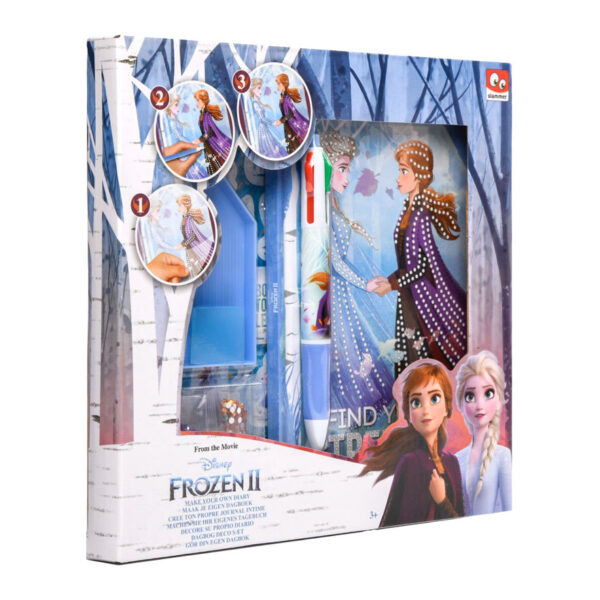 Frozen Maak je Eigen Dagboek met Pailletten