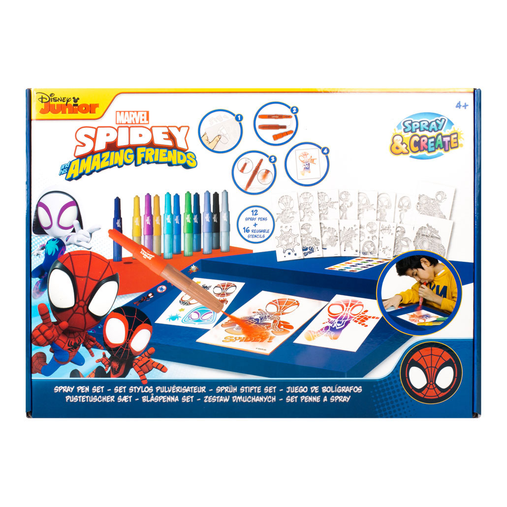 Spidey Blaaspennen Set Deluxe