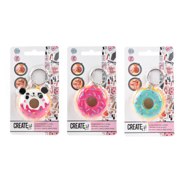 Create It! Sleutelhanger Donut met Lippenbalsem